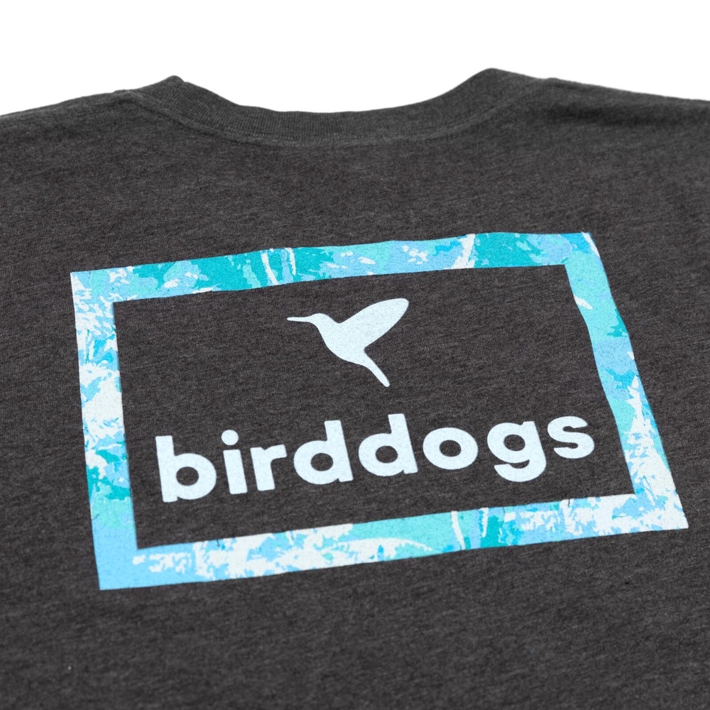 Birddogs Shirt Mens Medium Gray Short Sleeve‎ Graphic Bird Logo T-Shirt - Flaw